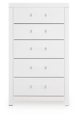 Raechalla White Chest of Drawers