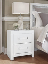 Raechalla White Nightstand