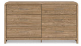 Dovander Warm Natural Brown Dresser (Online Special Price)
