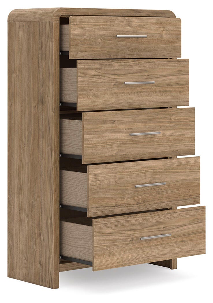 Dovander Warm Natural Brown Chest of Drawers