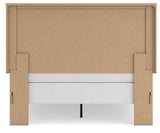 Gramburg Warm Natural Brown Queen Panel Bed, Dresser and Mirror (Online Special Price)
