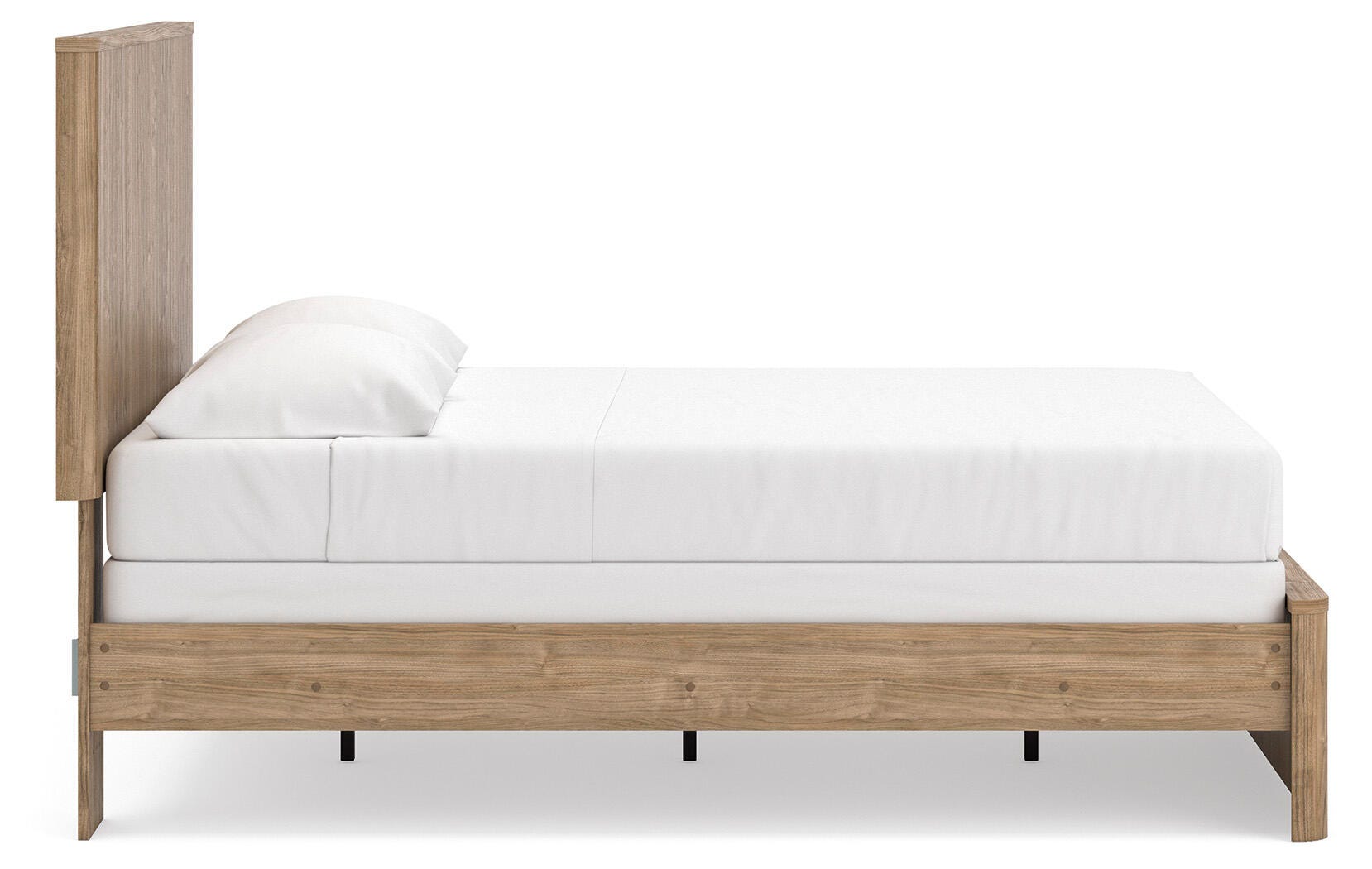 Gramburg Warm Natural Brown Queen Panel Bed, Dresser and Mirror (Online Special Price)
