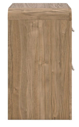 Gramburg Warm Natural Brown Two Drawer Nightstand (Online Special Price)