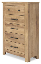 Fenderport Tan Chest of Drawers (Online Special Price)