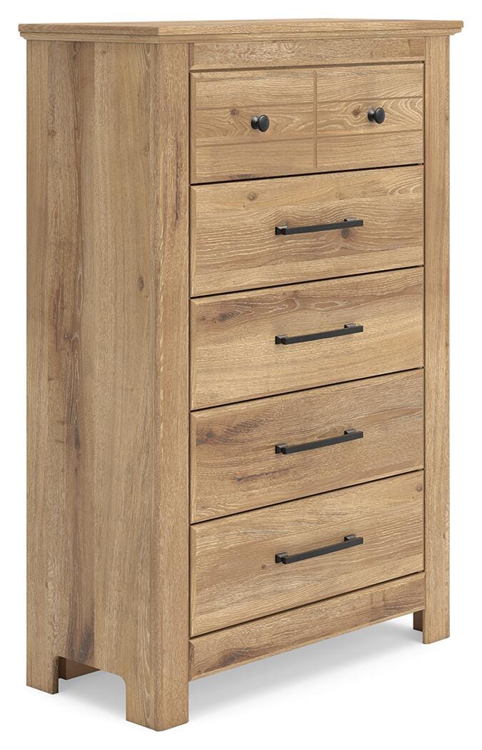 Fenderport Tan Chest of Drawers