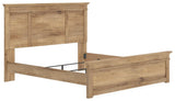 Fenderport Tan King Panel Bed