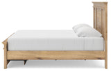 Fenderport Tan King Panel Storage Bed with Storage Footboard