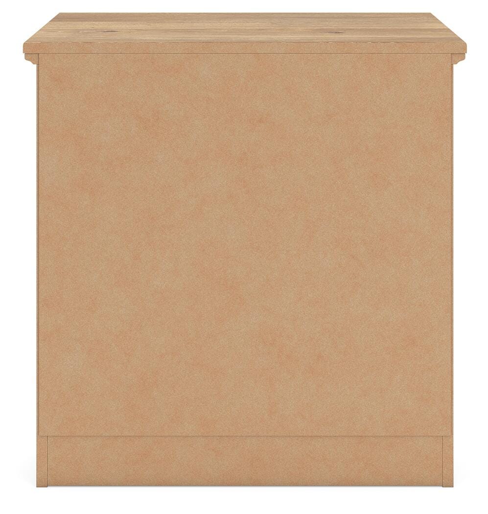 Makidern Tan King Panel Bed, Dresser, Mirror and 2 Nightstands (Online Special Price)