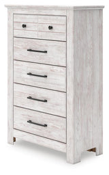 Fenderport Whitewash Chest of Drawers (Online Special Price)