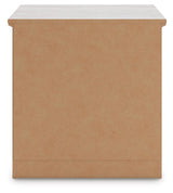 Makidern Whitewash Queen Panel Bed, Dresser, Mirror and Nightstand (Online Special Price)