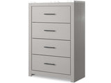 Cottonburg Light Gray/White Chest of Drawers - Ornate Home