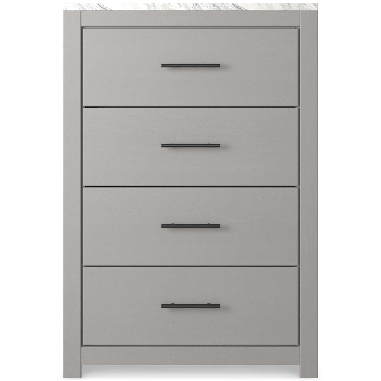 Cottonburg Light Gray/White Chest of Drawers - Ornate Home