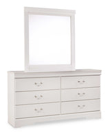 Anarasia White Dresser & Mirror - Ornate Home