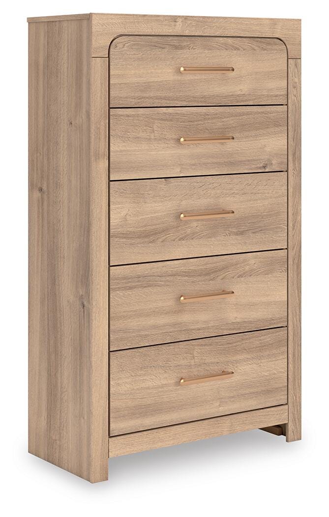 Hollymount Tan Chest of Drawers