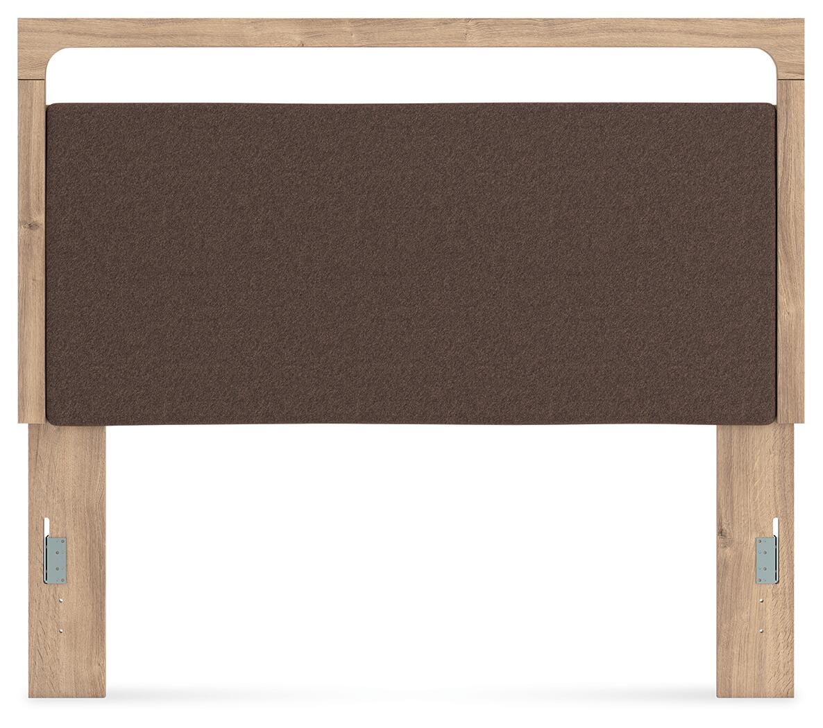 Hollymount Tan/Brown Queen Upholstered Panel Headboard