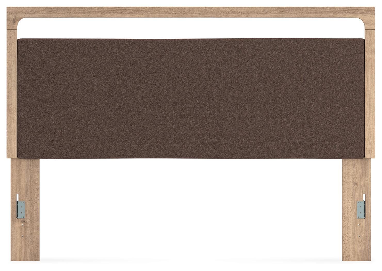 Hollymount Tan/Brown King Upholstered Panel Headboard