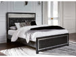 Kaydell Black Queen Upholstered Panel Platform Bed - Ornate Home