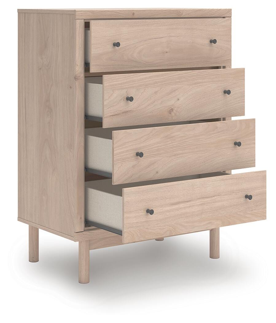 Shapella Tan Chest of Drawers