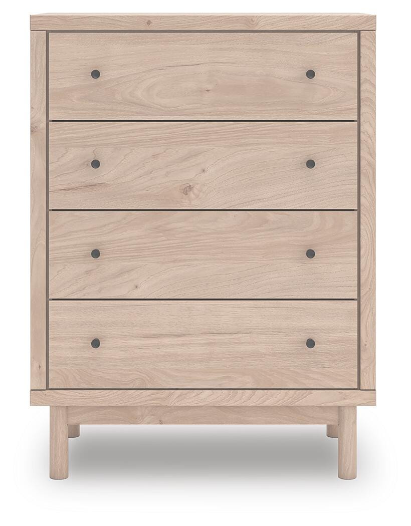 Shapella Tan Chest of Drawers