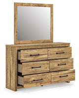 Branstony Brown Dresser and Mirror (Online Special Price)