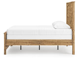 Branstony Brown Queen Crossbuck Panel Bed
