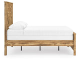 Branstony Brown Queen Crossbuck Panel Bed