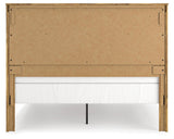 Branstony Brown King Crossbuck Panel Bed (Online Special Price)