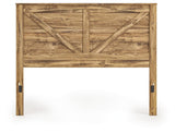 Branstony Brown King Crossbuck Panel Headboard (Online Special Price)