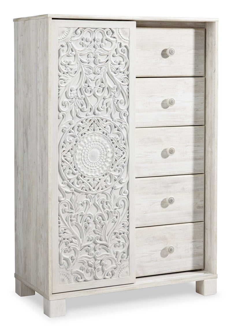 Paxberry Whitewash Dressing Chest - Ornate Home