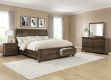 Claribelle Brown Storage Sleigh Bedroom Set