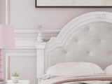 Maylilly White Full Upholstered Panel Headboard