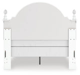 Maylilly White Full Upholstered Panel Bed