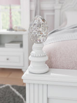 Maylilly White Full Upholstered Panel Bed