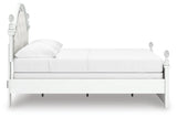 Maylilly White Full Upholstered Panel Bed