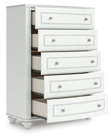 Maylilly White Chest of Drawers