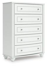 Maylilly White Chest of Drawers (Online Special Price)