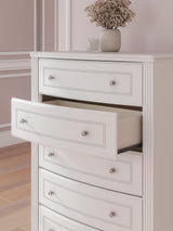 Maylilly White Chest of Drawers (Online Special Price)