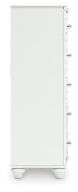 Maylilly White Chest of Drawers (Online Special Price)