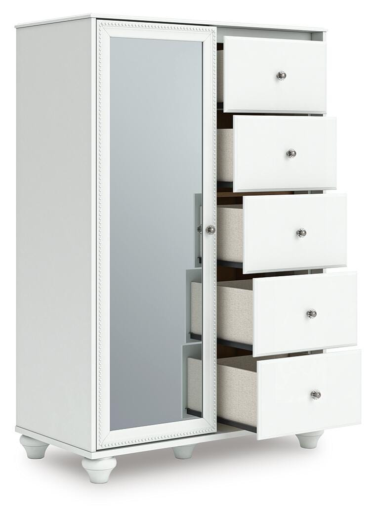 Maylilly White Dressing Chest