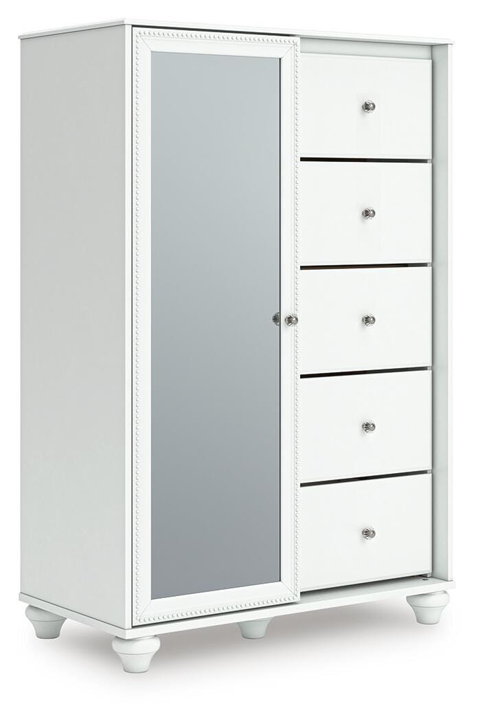 Maylilly White Dressing Chest