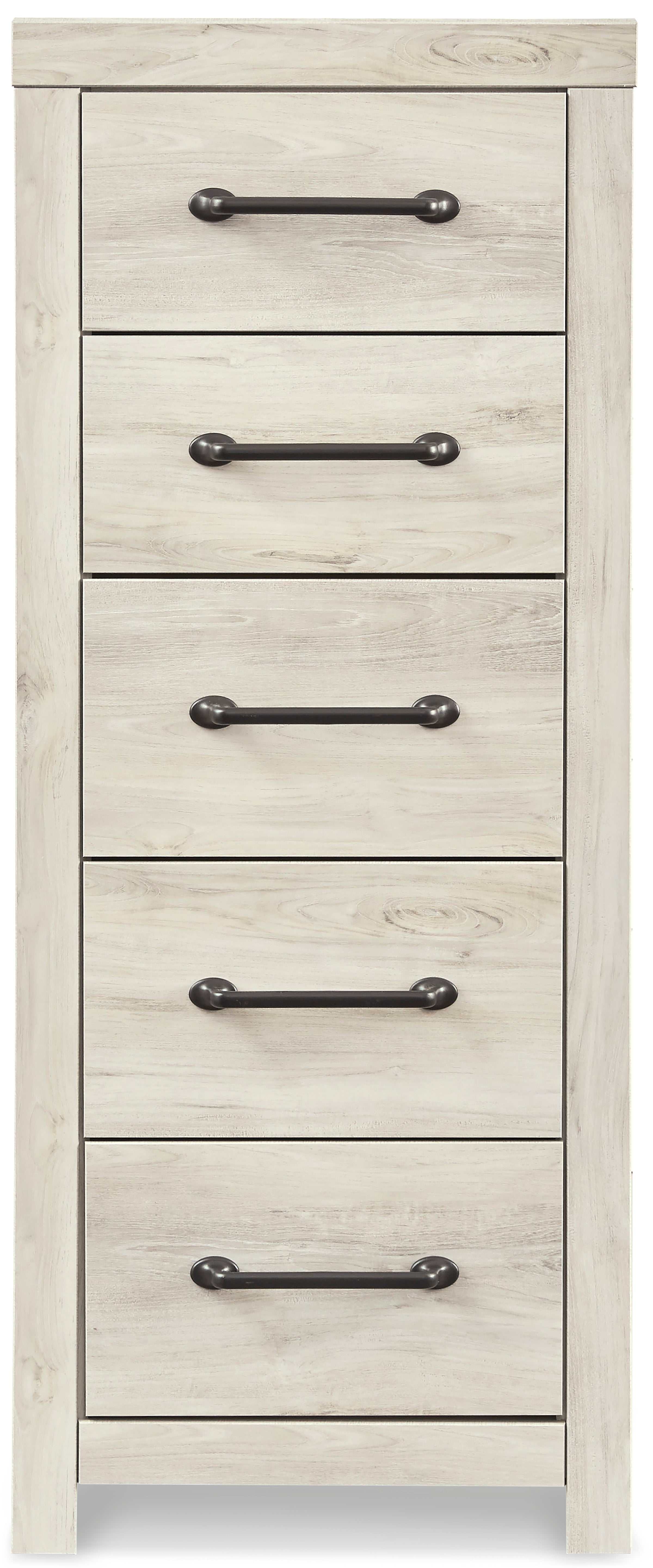 Cambeck Whitewash Narrow Chest of Drawers - Ornate Home