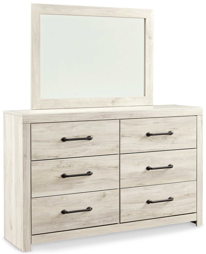 (Online Special Price) Cambeck Whitewash Dresser & Mirror - Ornate Home