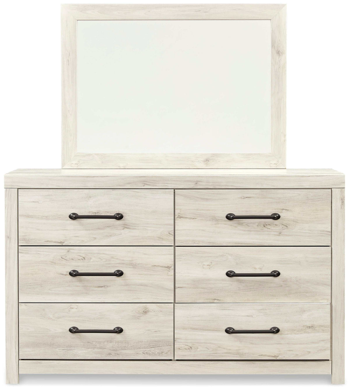 (Online Special Price) Cambeck Whitewash King Panel Bedroom Set w/ 2 Storage Drawers - Ornate Home