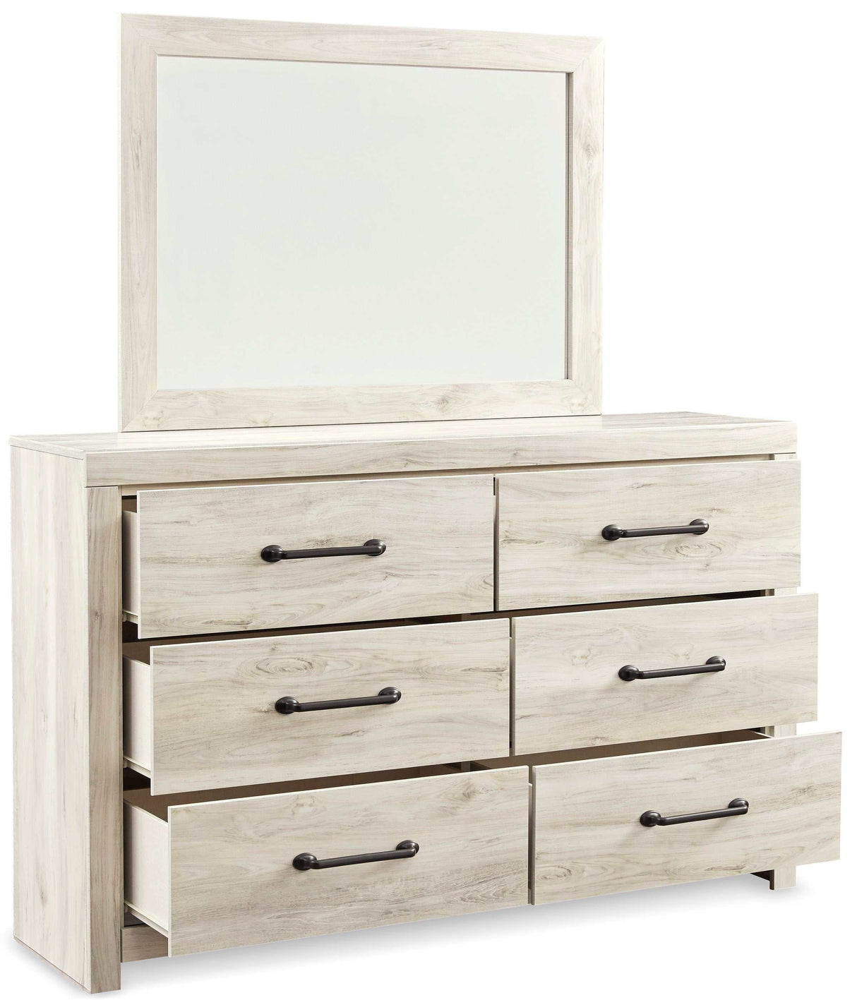 (Online Special Price) Cambeck Whitewash Full Panel Bedroom Set w/ 4 Storage Drawers - Ornate Home