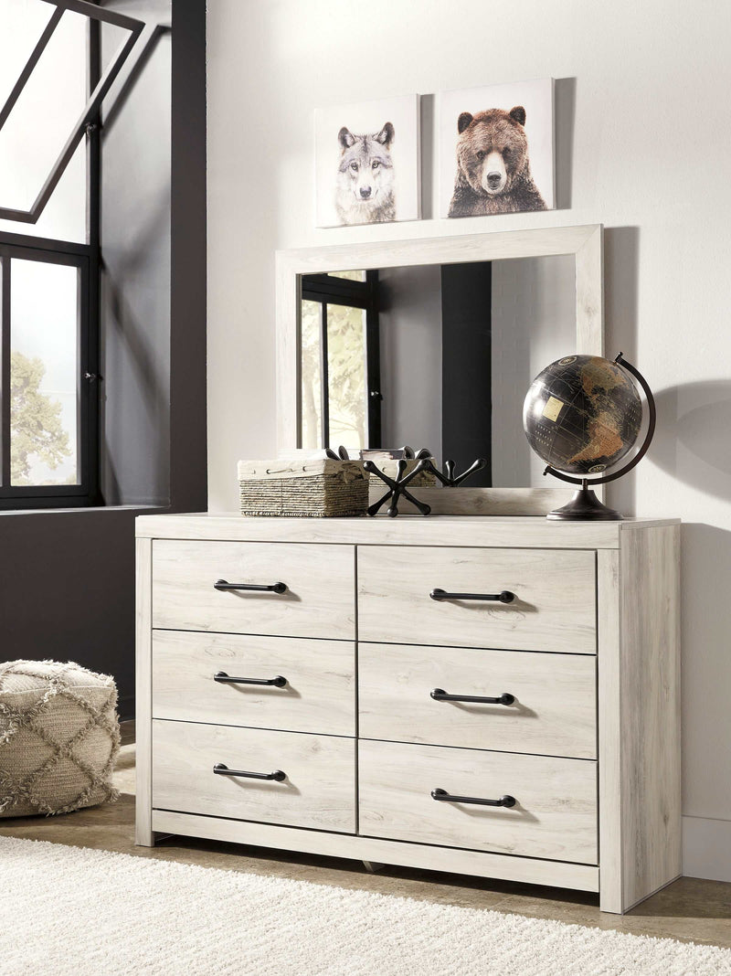 (Online Special Price) Cambeck Whitewash Dresser & Mirror - Ornate Home