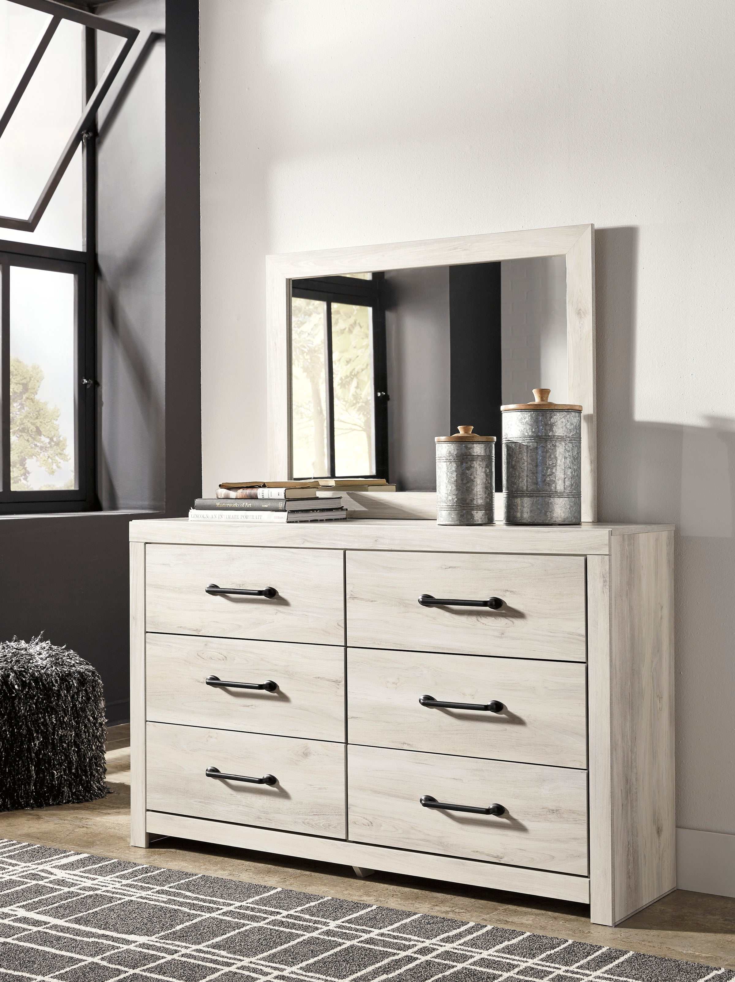 Cambeck Whitewash Dresser & Mirror - Ornate Home