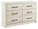 Cambeck Whitewash King Panel Bed, Dresser and 2 Nightstands (Online Special Price)
