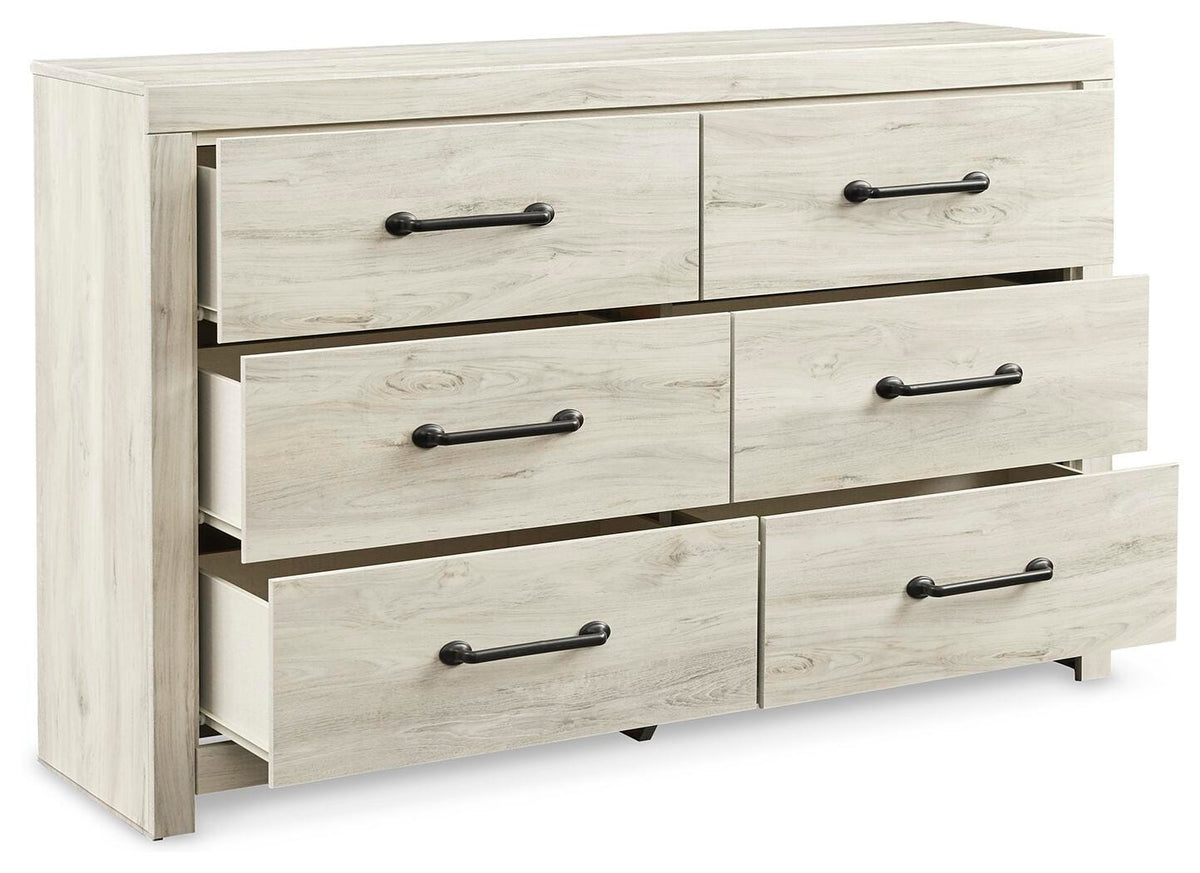 Cambeck Whitewash Dresser, 2 Chests and 1 Nightstand (Online Special Price)