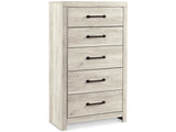 (Online Special Price) Cambeck Whitewash Full Panel Bedroom Set w/ 2 Storage Drawers - Ornate Home