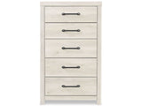 (Online Special Price) Cambeck Whitewash Full Panel Bedroom Set w/ 2 Storage Drawers - Ornate Home